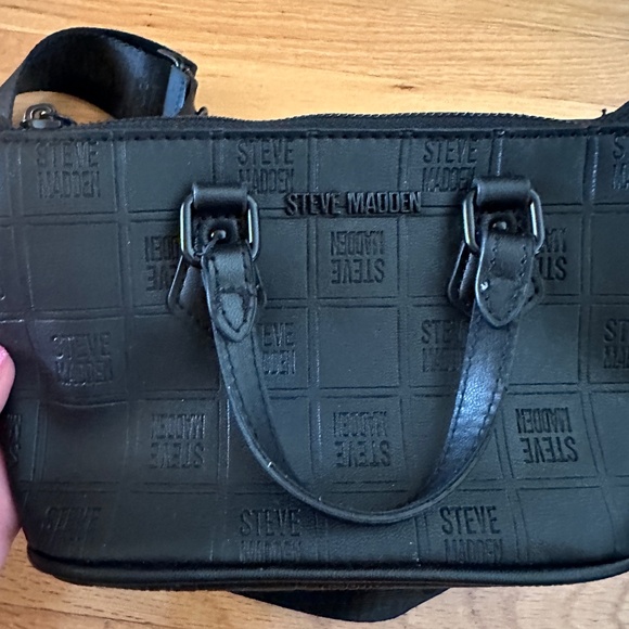 Steve Madden Black Mini Small Crossbody Bag Purse with Handles - Picture 6 of 14